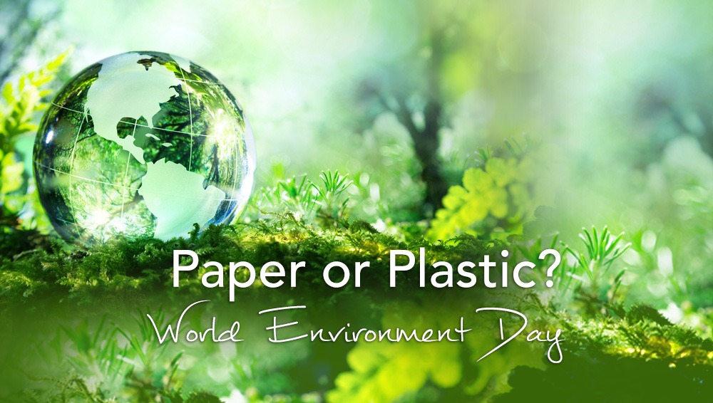 Hartie sau plastic mediului